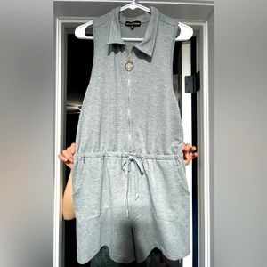 Shorts romper gray